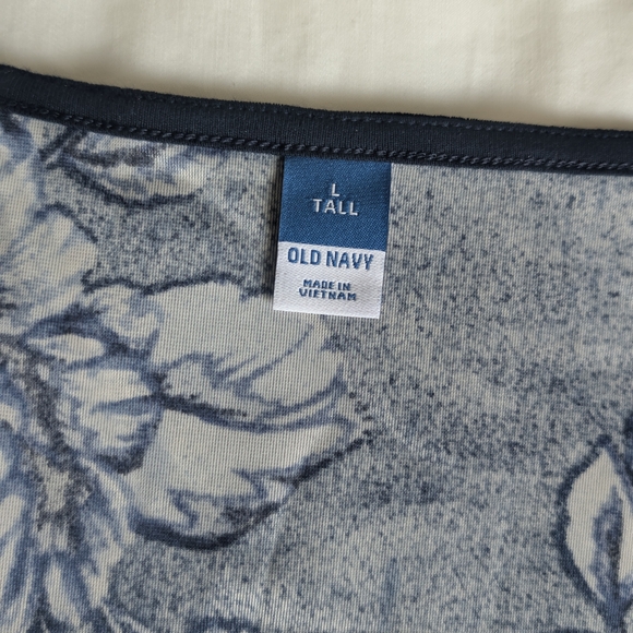 Floral Square Neck Long Sleeve Velvet Top - Picture 3 of 3